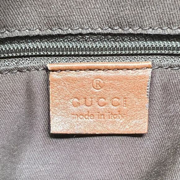 Gucci Sukey Logo Monogram Canvas Leather Trim Boston Bag with Shoulder Strap - Picture 7 of 9